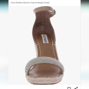 Steve Madden Rhinestone Submit Wedge Sandal